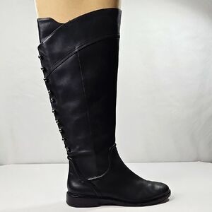 Gianni Bini Black Over the Knee Riding Boots Size 8